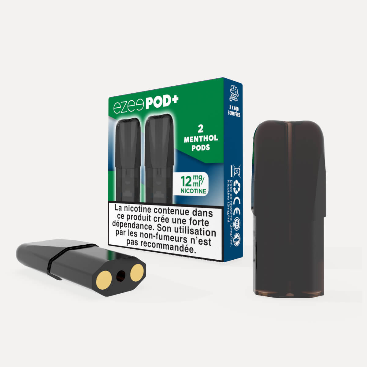 Ezee Pod+ Pods Menthol 12mg/ml