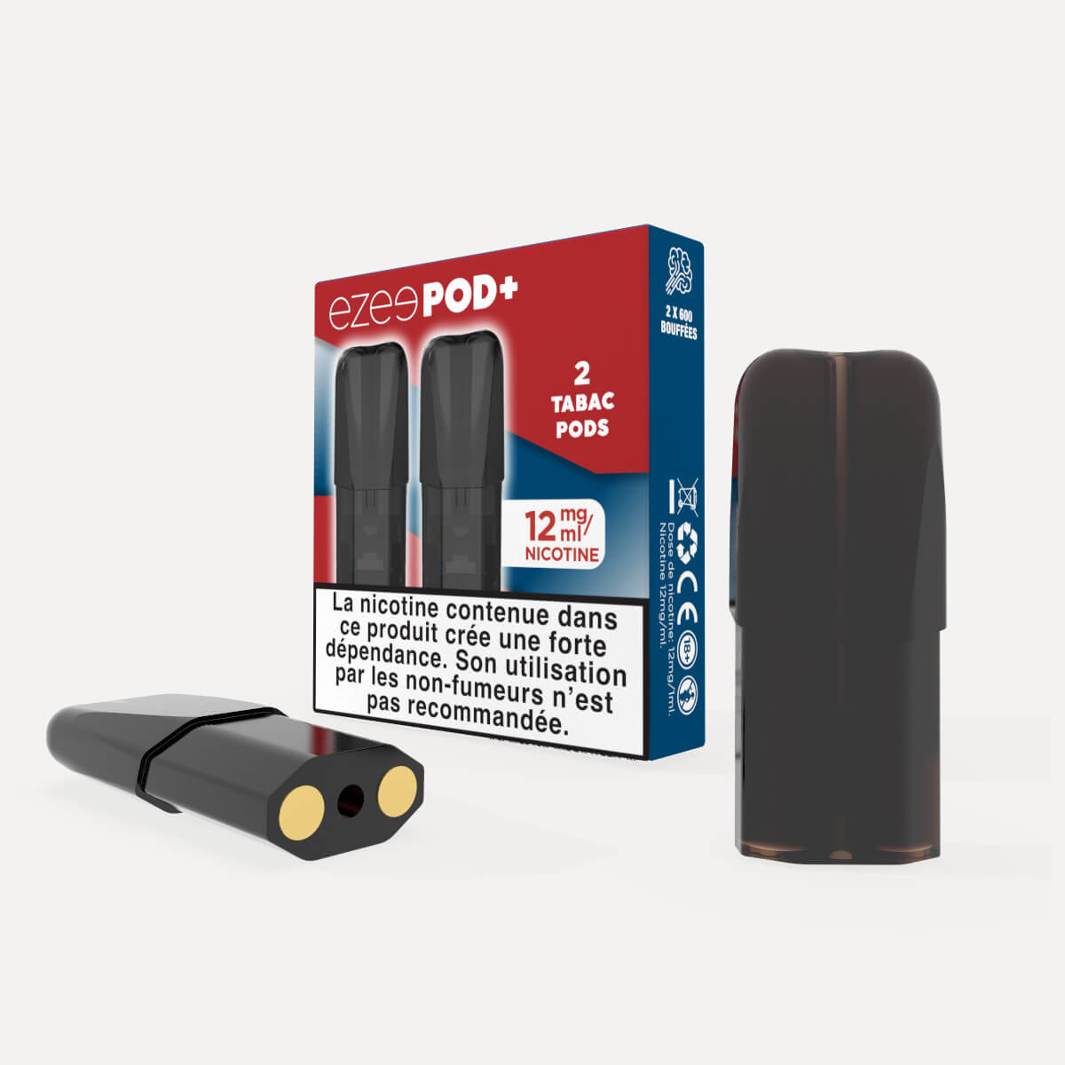 Ezee Pod+ Pods Tabac 12mg/ml