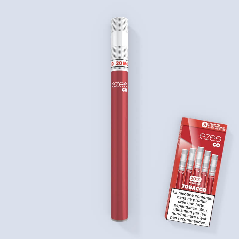 ezee go cigarette jetable saveur tabac 20mg nicotine