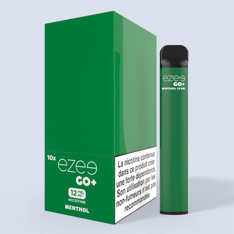 Ezee Go+ Menthol Jetable 12mg/ml 10 pièces