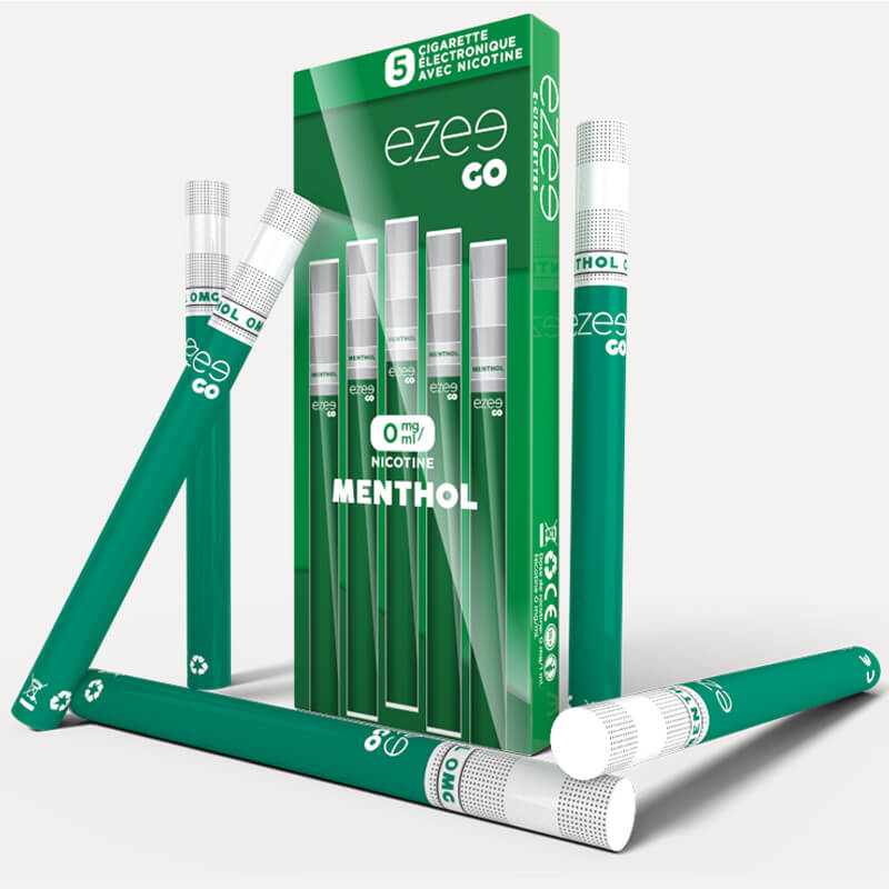 Ezee Go E-cigarette Jetable Menthol sans nicotine